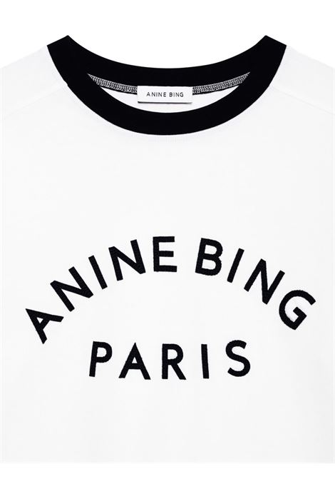 t-shirt jaylin paris donna ivory ANINE BING | A-08-11527IVY1